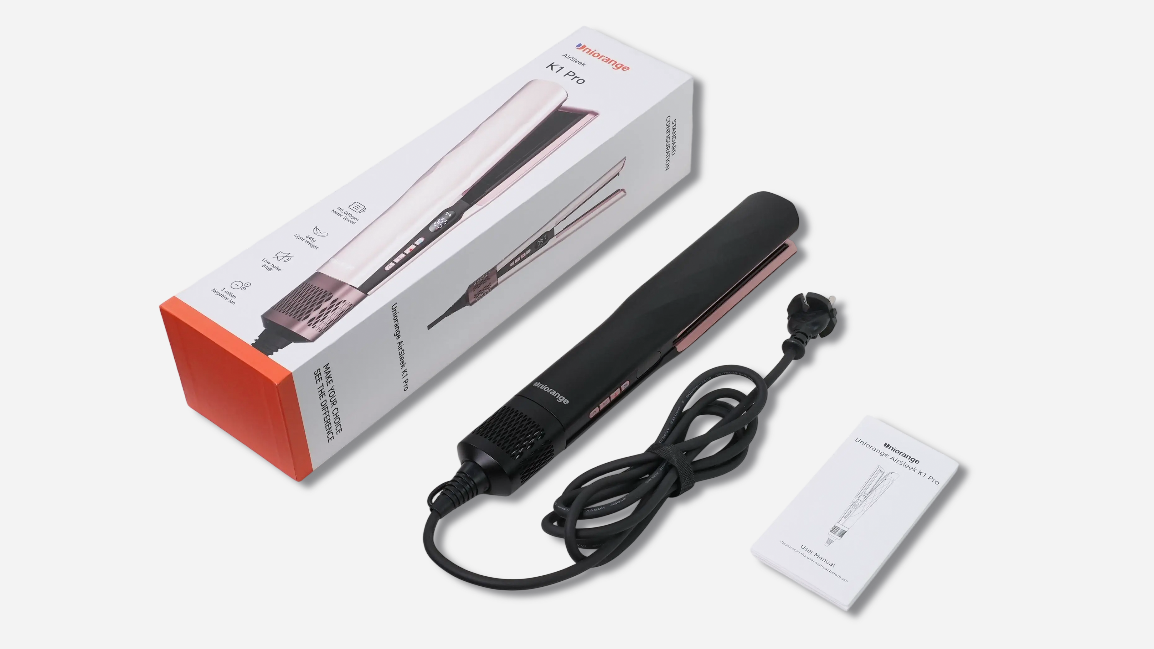 Uniorange K1 Pro - 2 u 1 sušilo i ravnalo za kosu